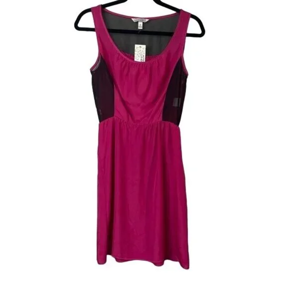 Speachless Dresses | Speechless Hot Pink & Black Mesh Mini Hollow Cut Out Sides Dress Size S | Color: Black/Pink | Size: S | Pm-85259447'S Closet